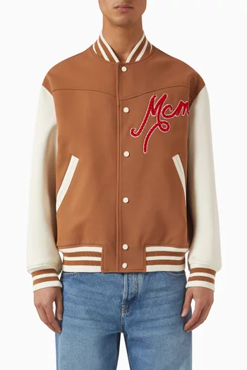 Track Jacket in Recycled Cotton-blend