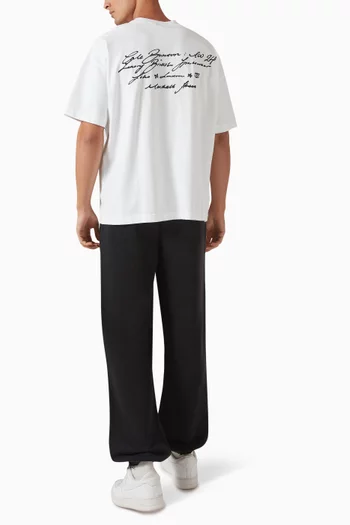 Script T-shirt in Cotton-jersey