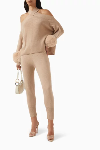 Criss-cross Sweater in Wool-blend