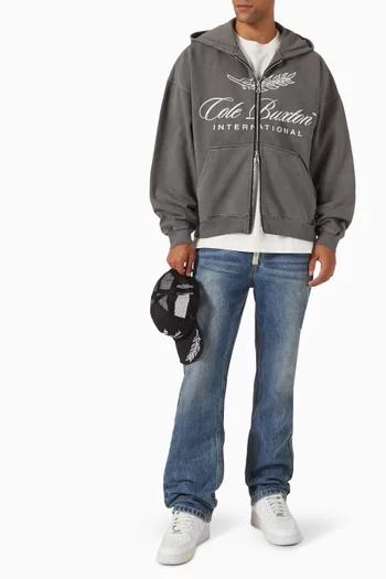 International Zipped Hoodie