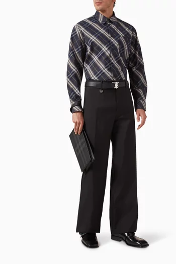 Check Shirt in Cotton
