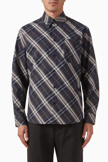Check Shirt in Cotton
