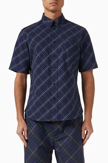 Check Shirt in Cotton