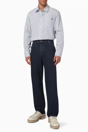 Relaxed-fit Striped Shirt in Cotton