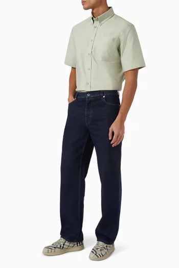 Relaxed Fit Oxford Shirt in Cotton