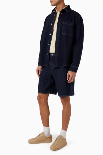 B Shield Shirt in Denim