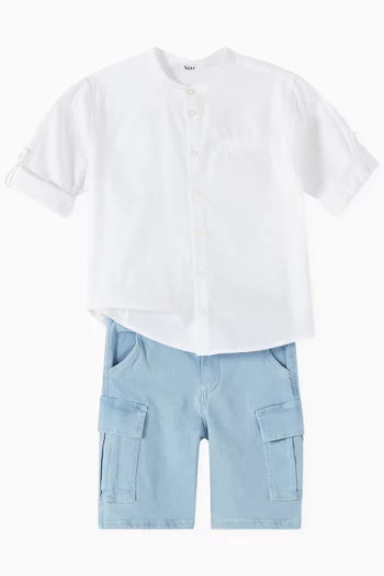 Cargo Shorts in Denim