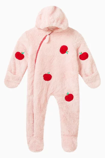 Fruit Applique Zip Pyjama Onesie