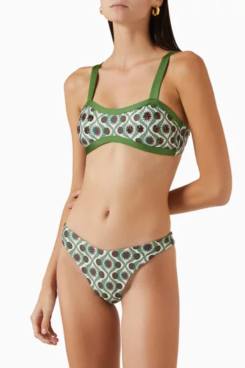Deportive Bikini Top in Lycra