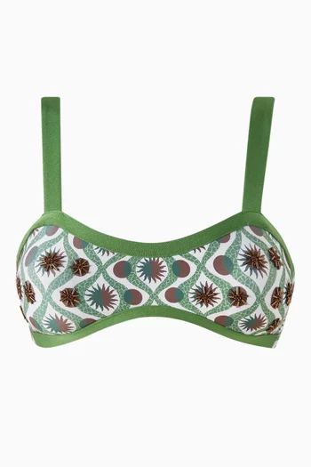 Deportive Bikini Top in Lycra