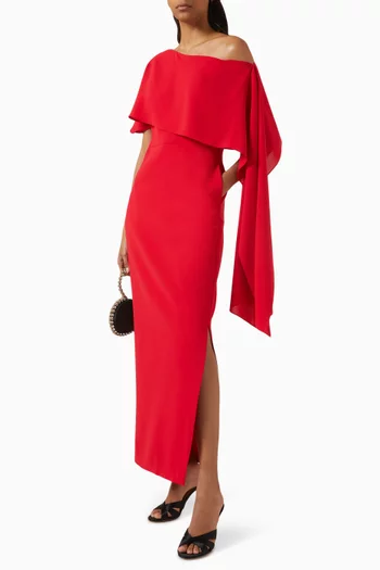One-shoulder Maxi Dress