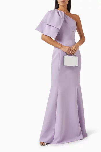 One-shoulder Gown