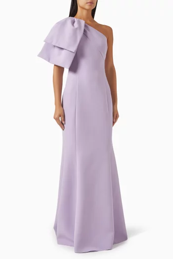 One-shoulder Gown