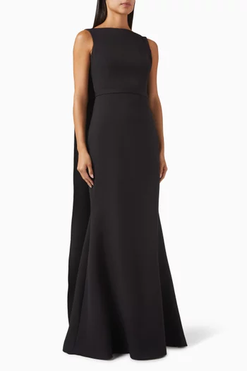 Sleeveless Cape Dress