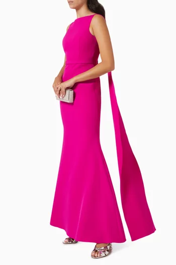 Sleeveless Cape Dress