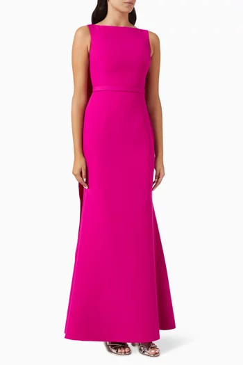 Sleeveless Cape Dress