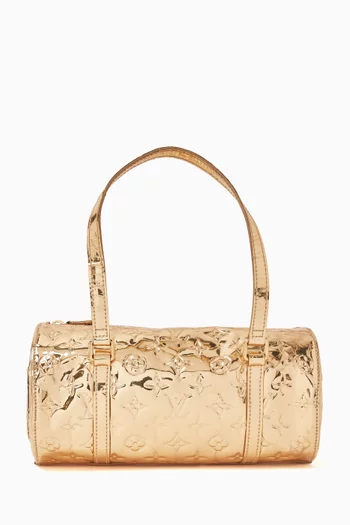 2000s Miroir Monogram Papillon Bag in Patent Leather