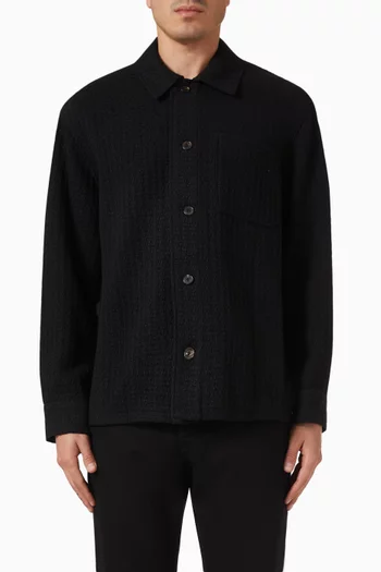 Textured Shirt Jacket