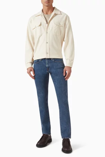 Double Pocket Overshirt in Cotton Blend