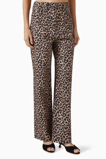 Cary High-rise Slouchy Straight-leg Jeans in Denim