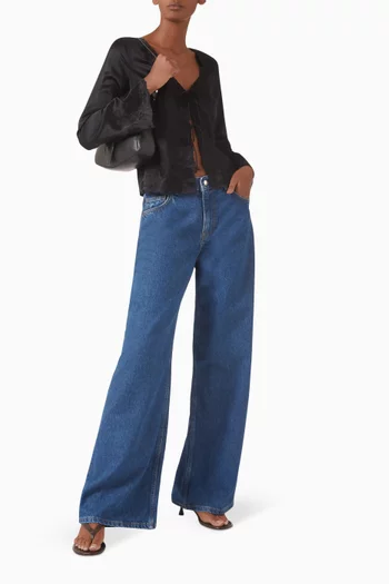 Rosina Self-tie Top in Silk