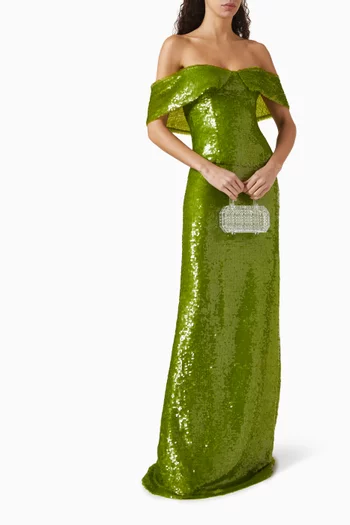 Shimmery Shift Sequinned Dress