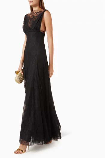 Vapor Veil Maxi Dress in Lace