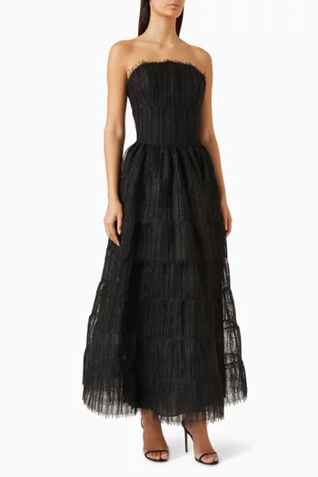 Murmur Mirage Maxi Dress in Tulle