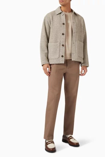 Como Reg Suit Pants in Cotton-twill