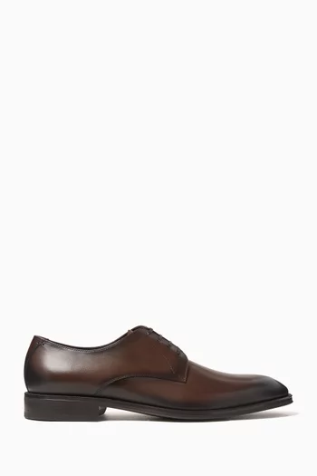 Derrek Derby Shoes in Leather