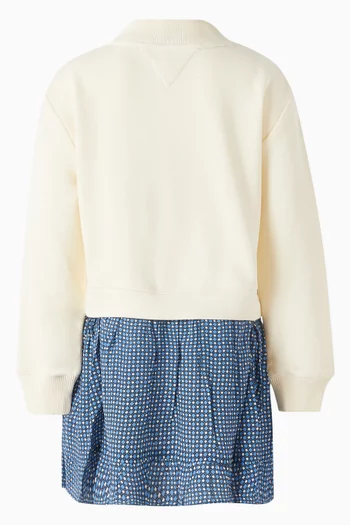 Sweatshirt Dress in Cotton