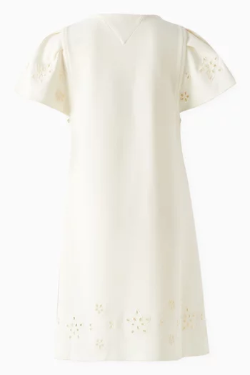Broderie Anglaise Dress in Organic Cotton