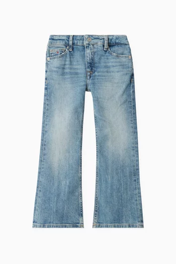 Vintage Wash Bootcut Jeans