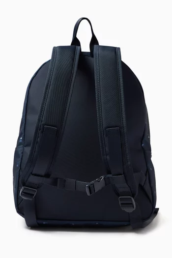 Blue Flags Logo Backpack in Canvas