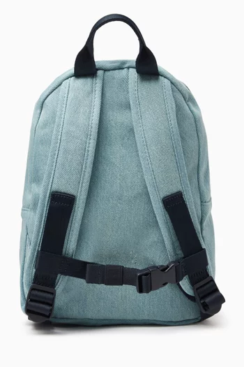 Essential Logo Backpack in Denim
