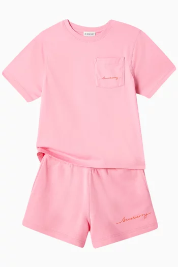 Logo-print T-shirt in Cotton