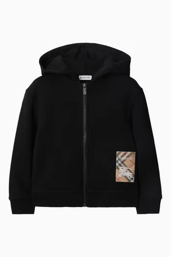 Clyde Zip Hoodie in Cotton