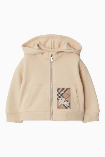 Clyde Zip Hoodie in Cotton