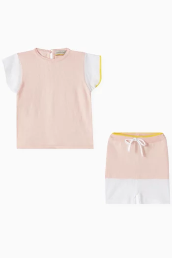 Two-piece Gift Set in Silk-cotton