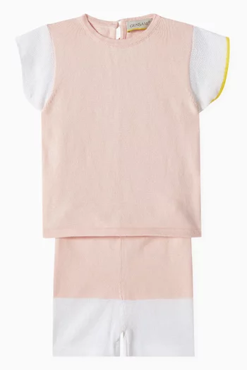 Two-piece Gift Set in Silk-cotton