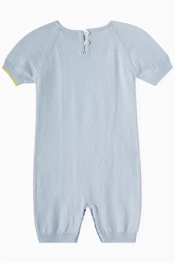 Seahorse Romper in Silk-cotton