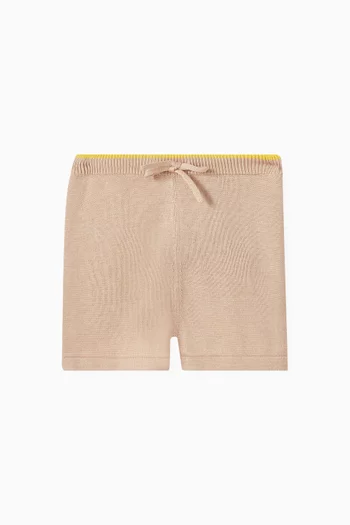 Relaxed Shorts in Silk-cotton