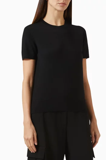Basic T-shirt in Merino Wool Knit
