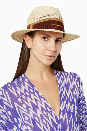Lino Hat in Paper-straw