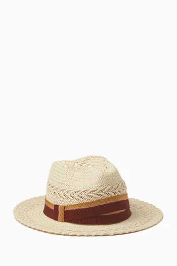 Lino Hat in Paper-straw