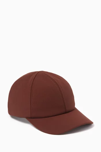 Stuart Cap in Peau Douce fabric