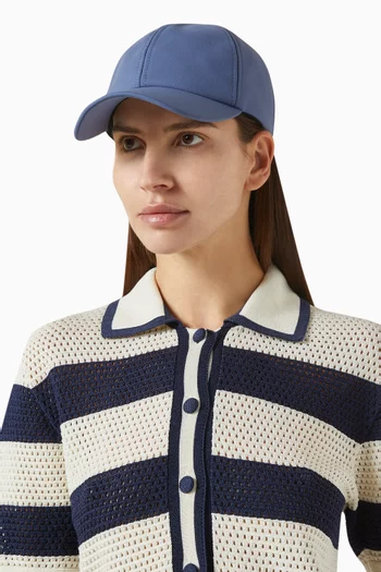 Stuart Cap in Peau Douce fabric