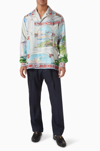 Le Passage Shirt in Silk Twill