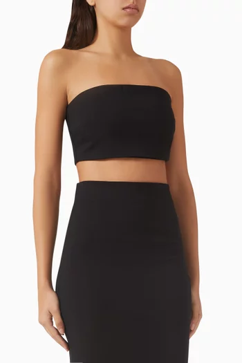 Palladium Bustier Top in Ponte-knit