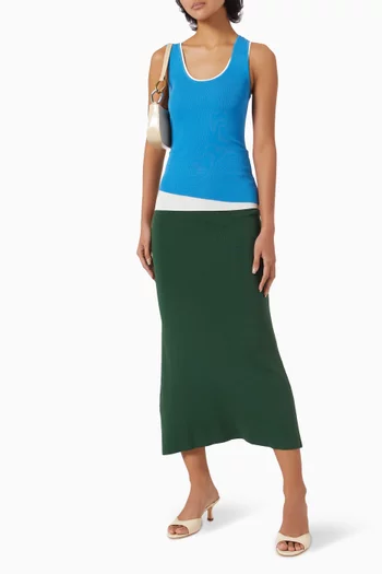 Hermosa Maxi Dress in Viscose Blend